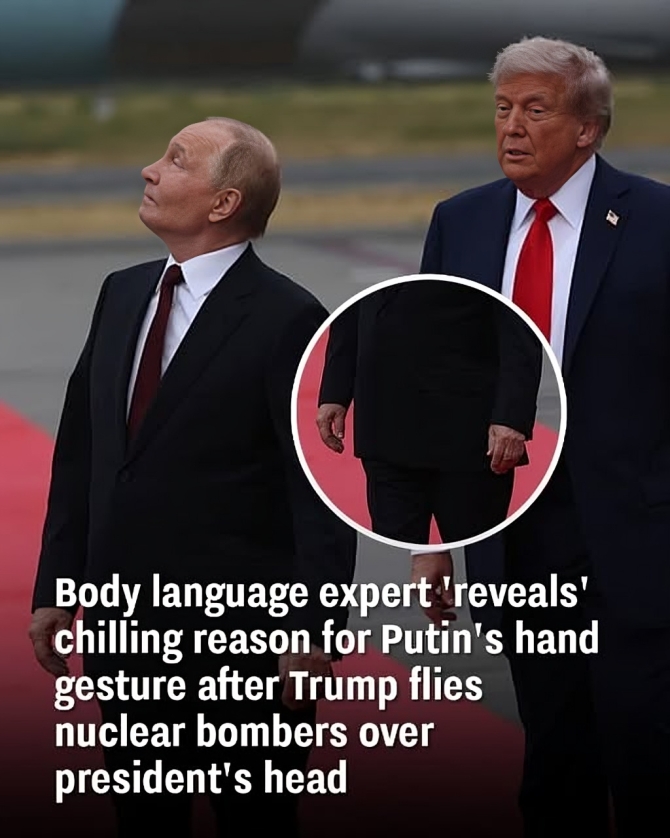 “Putin’s Hidden Body Language Revealed During Alaska Summit Flyover”
